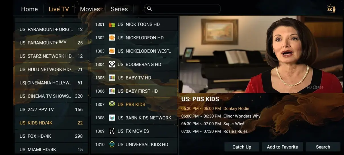AlwaysTivi IPTV live streaming preview 4