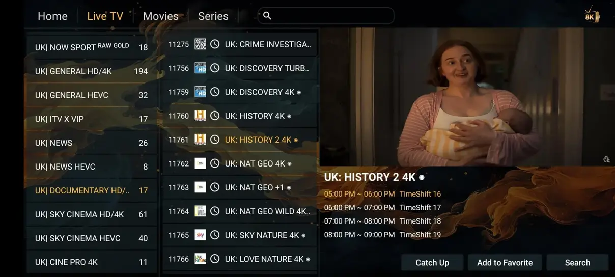 AlwaysTivi IPTV live streaming preview 7