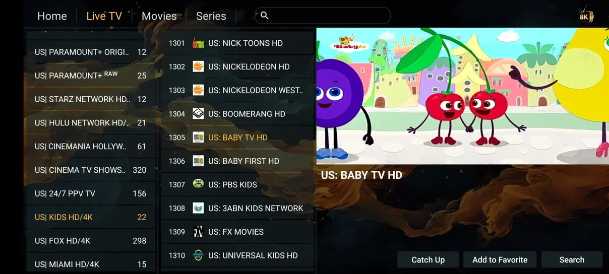 AlwaysTivi IPTV live streaming preview 3